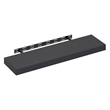 Furinno TANNA 9 x 35 2 Thick Floating Shelves with Invisible Brackets. Americano