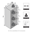 Furinno LUDER 3-Cube White Cube Storage Organizer. Bookcase. White