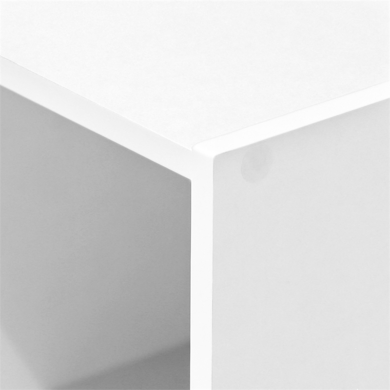 Furinno LUDER 3-Cube White Cube Storage Organizer. Bookcase. White