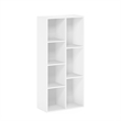 Furinno LUDER 7-Cube White Cube Storage Organizer. Bookcase. White