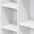 Furinno LUDER 7-Cube White Cube Storage Organizer. Bookcase. White
