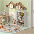 Furinno LUDER 3-Tier White Storage Bookcase. Toy Storage Organizer. Plain White