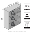 Furinno LUDER 3-Tier White Storage Bookcase. Toy Storage Organizer. Plain White
