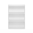 Furinno LUDER 3-Tier White Storage Bookcase. Toy Storage Organizer. Plain White