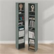 Furinno PASIR Set of 2 8-Tier Open Shelf Bookcase. 9.3 x 11.8 x 70.9. Sage Green