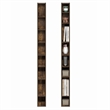 Furinno FULDA Set of 2. 8-Tier Storage Shelf Bookcase. Amber Pine