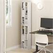 Furinno FULDA Set of 2. 8-Tier Storage Shelf Bookcase. White