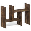Furinno CLASSIC Adjustable Desk Organizers and Accessories. Amber Pine