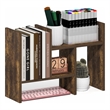 Furinno CLASSIC Adjustable Desk Organizers and Accessories. Amber Pine