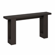 Furinno ARA 63-Inch Narrow Console Table. 2 Bottom Shelf. Dark Oak