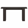 Furinno ARA 63-Inch Narrow Console Table. 2 Bottom Shelf. Dark Oak