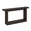 Furinno ARA 63-Inch Narrow Farmhouse Console Table. Dark Oak