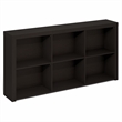 Furinno ARA 63-Inch Narrow Console Table with 6 Cubes Storage. Dark Oak