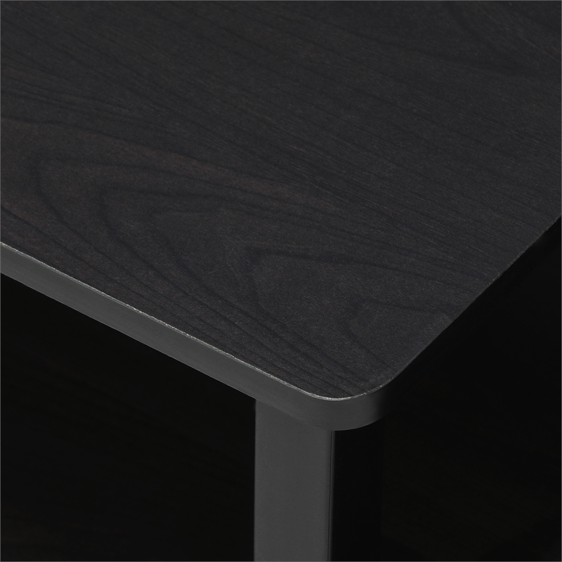 Furinno Jaya 4-Tier LED TV Stand for TV up to 55 Inch. Espresso