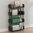 Furinno TURN-N-TUBE 4-Tier Rounded Corner Top Edges Bookcases. Espresso
