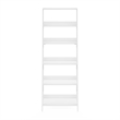 Furinno LADDER 6-Tier Ladder Bookcase. Storage Shelves. Storage Rack. White