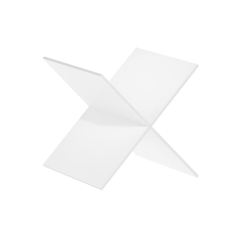 Furinno CUBICLE X-Shelf Cube Insert. White (Does Not Fit IKEA Kallax)