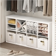 Furinno CUBICLE 9-Compartment Cube Insert. White (Does Not Fit IKEA Kallax)