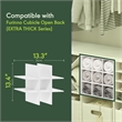 Furinno CUBICLE 9-Compartment Cube Insert. White (Does Not Fit IKEA Kallax)