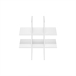 Furinno CUBICLE 9-Compartment Cube Insert. White (Does Not Fit IKEA Kallax)