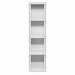 Furinno FLEXI 4-Cube Bookcase with DIY Stackable & Separable. White