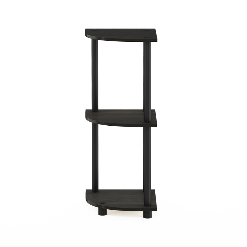 Furinno Turn-N-Tube 3-Tier Corner Closet Organizers/Storage. Espresso