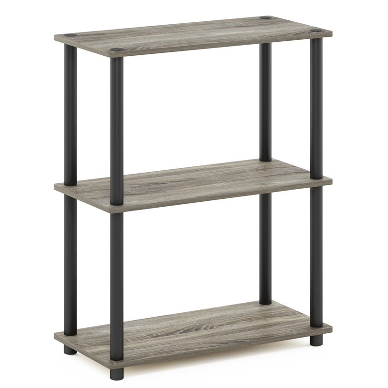 Furinno Turn-N-Tube 3-Tier Toolless Closet Organizers/Storage. French Oak