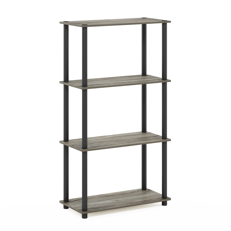 Furinno Turn-N-Tube 4-Tier Toolless Closet Organizers/Storage. French Oak