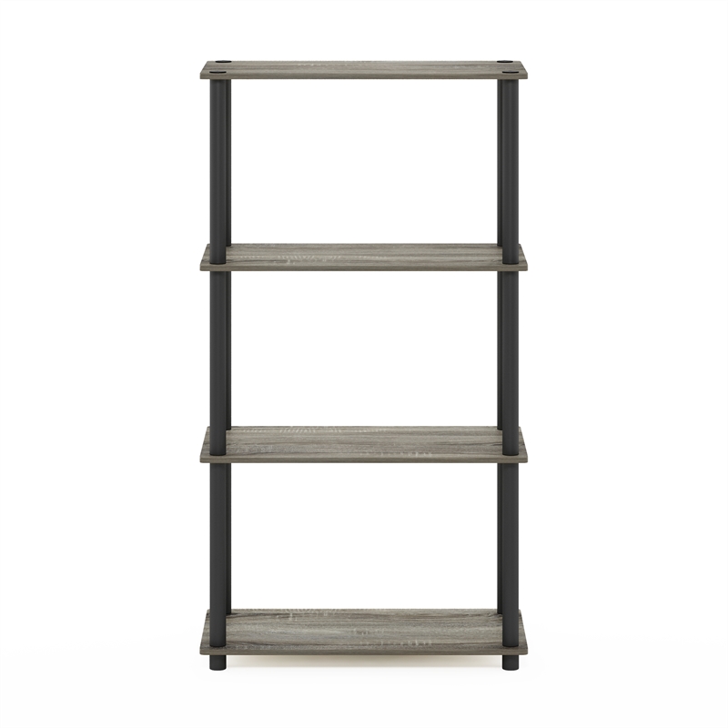 Furinno Turn-N-Tube 4-Tier Toolless Closet Organizers/Storage. French Oak