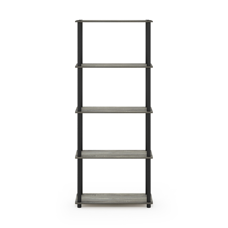 Furinno Turn-N-Tube 5-Tier Toolless Closet Organizers/Storage. French Oak