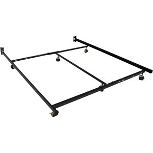 Low Profile Premium Lev-R-Lock 6-Legs Bed Frame Twin/Full/Queen/Cal King/E. King