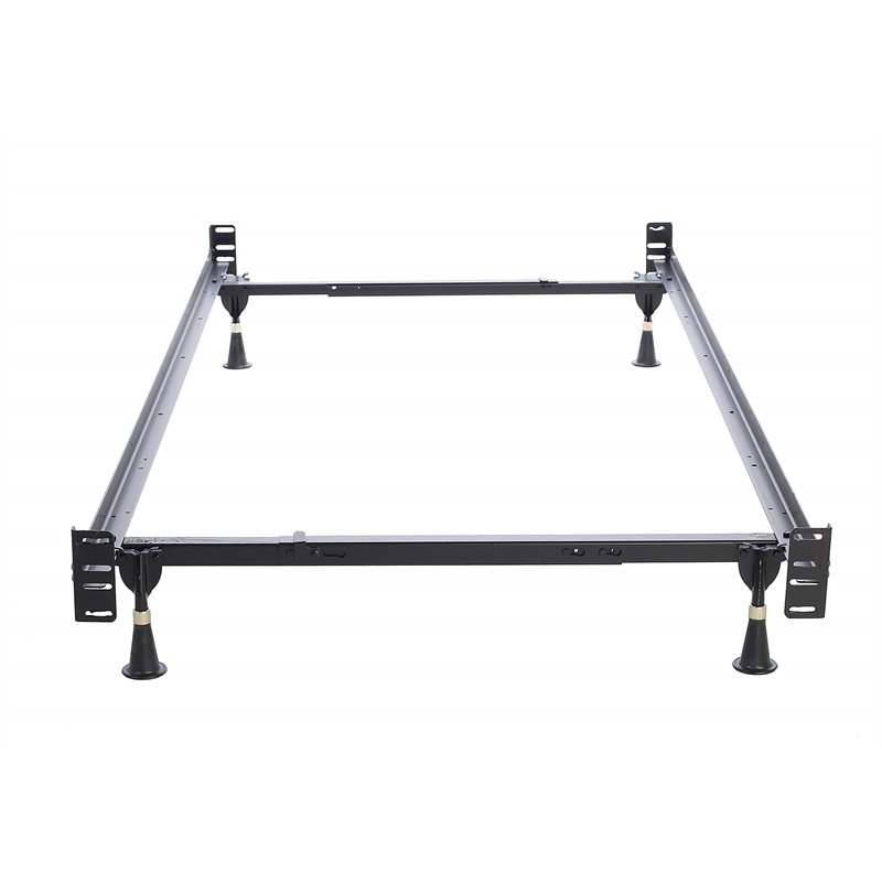 Hollywood Bed Frame Headboard & Footboard Bed Frame Twin/Full with 4-Glides