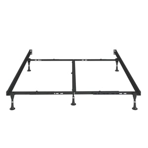 Premium Lev-R-Lock Bed Frame Twin/Full/Queen/Cal King/E. King with 6 Glides