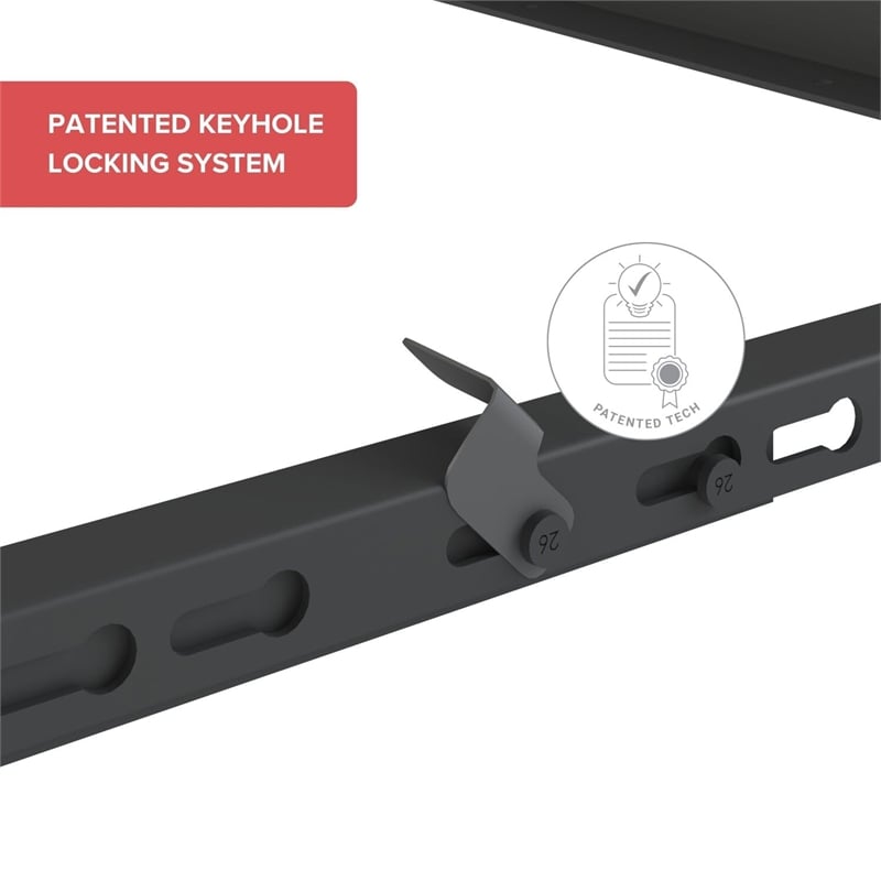 Premium Lev-R-Lock Bed Frame Twin/Full/Queen/Cal King/E. King with 6 Glides