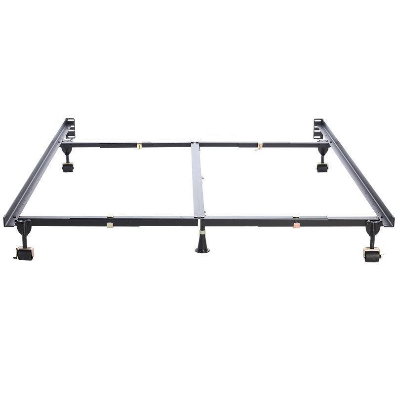 Premium Clamp Style Bed Frame Twin/Full/Queen/Cal King/E. King with 6 Legs