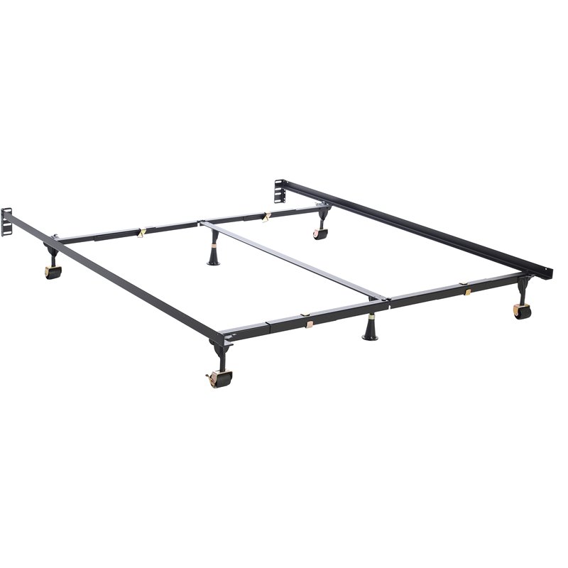 Premium Clamp Style Bed Frame Twin/Full/Queen/Cal King/E. King with 6 Legs