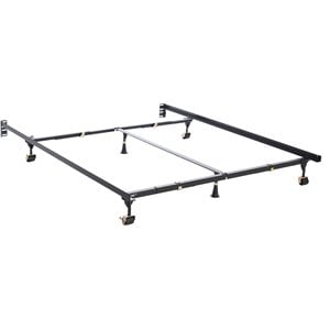 Premium Clamp Style Bed Frame Twin/Full/Queen/Cal King/E. King with 6 Legs