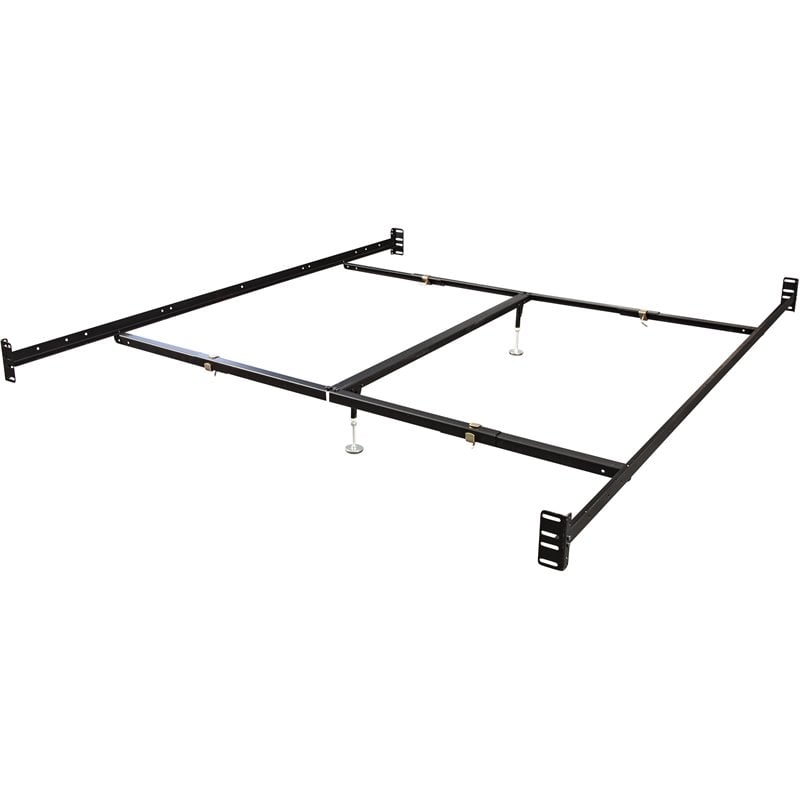 Bolt On Bed Rails Queen/Eastern King with Center Support and 2-Glides