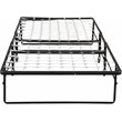 Hollywood Rollaway with Twin Innerspring Mattress in Blue
