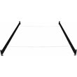 Hollywood Bed Frame Bolt On Bed Rails Twin/Full in Coffee