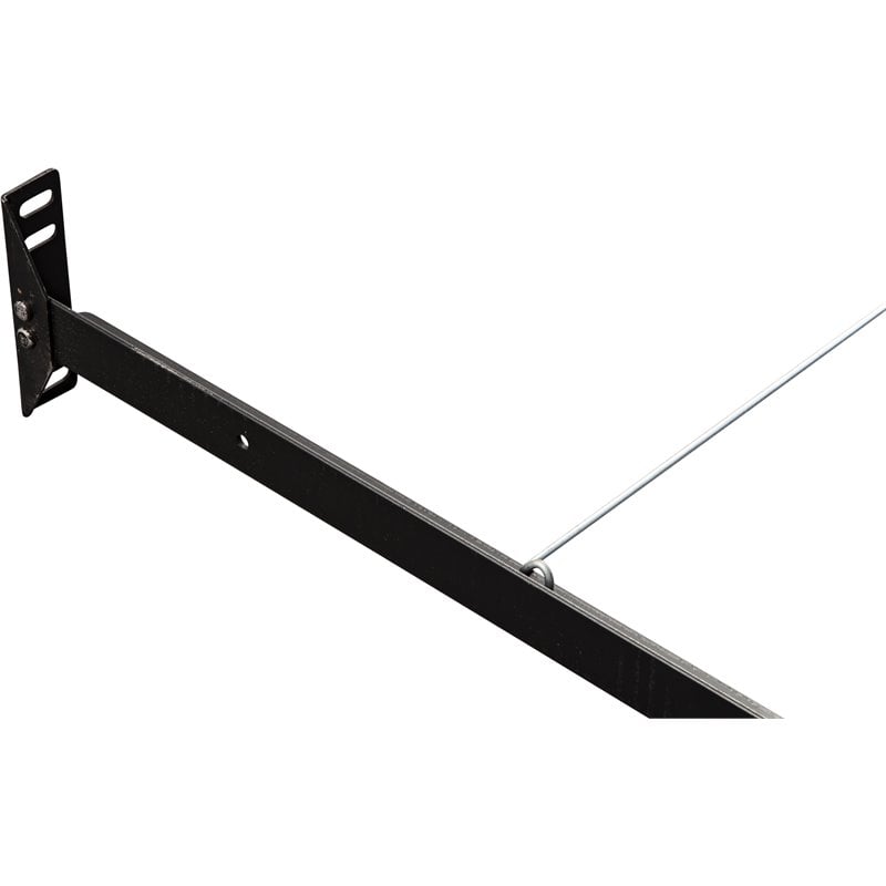 Hollywood Bed Frame Bolt On Bed Rails Twin/Full in Coffee
