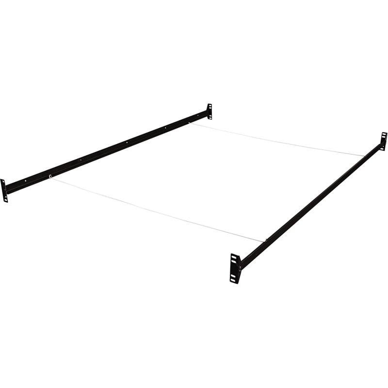 Hollywood Bed Frame Bolt On Bed Rails Twin/Full in Coffee