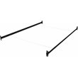 Hollywood Bed Frame Bolt On Bed Rails Twin/Full in Coffee