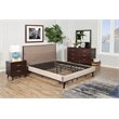 Hollywood Bed Frame Queen Bedder Base in Black