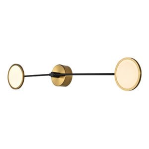VONN Torino 39&quot Integrated LED ETL Certified Aluminum Wall Sconce Antique Brass