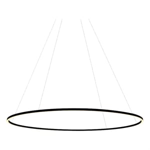 VONN Tania 60&quot Adjustable ETL Certified Integrated LED Chandelier in Black