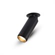 VONN Adjustable Aluminum ETL Commercial Grade LED Flush Mounted Spotlight Black