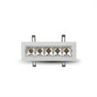 VONN 5-light Adjustable ETL Commercial Grade LED Recessed Downlight w/Trim White