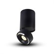 VONN Adjustable ETL Commercial Grade LED Surface Mounted Downlight in Black