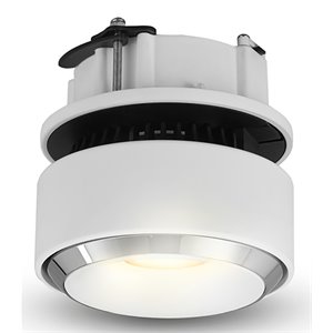VONN Adjustable Aluminum ETL Commercial Grade LED Flush Mounted Downlight White